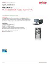 Fujitsu VFY:P2560PF101DE Datasheet