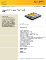 DeLOCK Compact Flash 8GB Datasheet