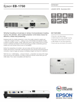 Epson EB-1750 Owner's manual