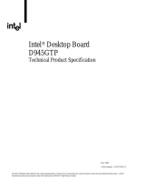 Intel D945GTPL Datasheet