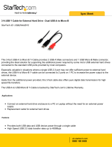 StarTech.com USB2HAUBY3 Datasheet