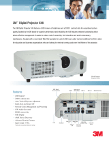 3M Digital Projector X46 Datasheet
