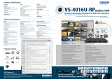 QNAP VS-4016U-RP-EU Datasheet