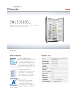 Electrolux ENL60710S1 Datasheet