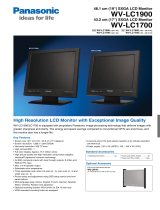 Panasonic WV-LC1700 User manual