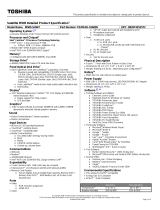 Toshiba M505-S4947 Datasheet