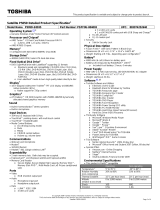 Toshiba P505D-S8935 Datasheet