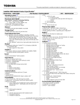 Toshiba A505-S6967 Datasheet
