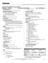 Toshiba L555-S7916 Datasheet