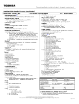 Toshiba L555D-S7910 Datasheet