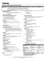 Toshiba PSLB9U-04C030 Datasheet