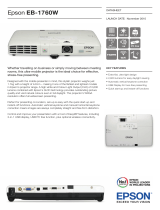 Epson EB-1760W Owner's manual