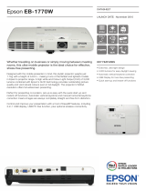 Epson EB-1770W Owner's manual