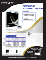 PNY 4GB PC3-10660 Datasheet