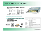 Sony Optiarc AD-7191A-0B Datasheet
