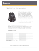 Targus TSB007US-11 Datasheet