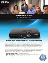 Epson PowerLite 1750 User manual