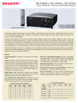 Sharp XG-C465X-L Datasheet
