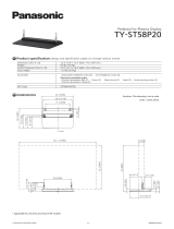 Panasonic TY-ST58P20 Datasheet