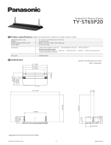 Panasonic TY-ST65P20 User manual