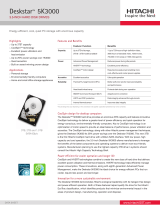 Hitachi Deskstar 5K3000 HDS5C3020ALA632 User manual