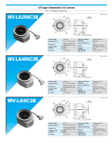 Panasonic WV-LA9C3BE Datasheet