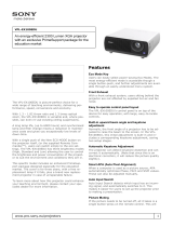 Sony VPL-EX100EDU Datasheet
