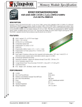 Kingston Technology KHX2133C9AD3X2K2/4GX Datasheet