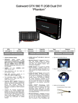 Gainward GTX 560 TI 1024MB GDDR5 Datasheet