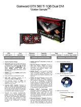 Gainward GTX 560 TI 1024MB GDDR5 Datasheet