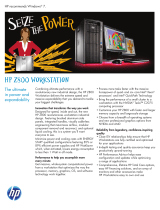 HP Z800 - Workstation - 6 GB RAM Datasheet