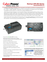 CyberPower BS850ELCD Datasheet