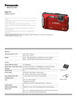 Panasonic DMC-FT3EG-S Datasheet