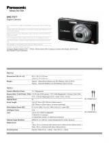 Panasonic DMC-FX77EB-K Datasheet