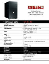 MS-Tech CA-0140 Datasheet