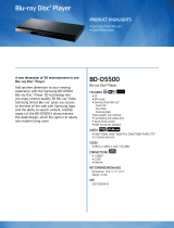 Samsung BD-D5500 Datasheet