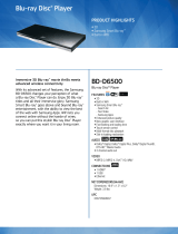 Samsung BD-D6500/ZA Datasheet