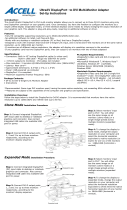 Accell UltraAV DisplayPort Datasheet