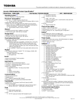 Toshiba X500-S1801 User manual