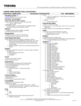 Toshiba PSAX0U-02Y01P Datasheet