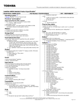 Toshiba PSAX0U-03501P Datasheet