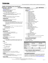 Toshiba C655-S5142 Datasheet
