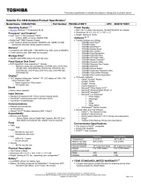 Toshiba PSC09U-01R01T Datasheet