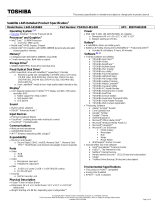 Toshiba L645-S4104BN Datasheet