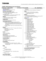 Toshiba L655D-S5159BN User manual