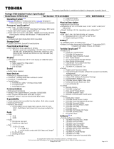Toshiba R700-S1321 Datasheet