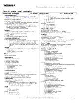 Toshiba M11-S3440 Datasheet