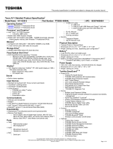 Toshiba A11-S3512 Datasheet