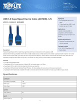 Tripp Lite USB 3.0 SuperSpeed Device Cable (AB M/M), 3-ft. Datasheet