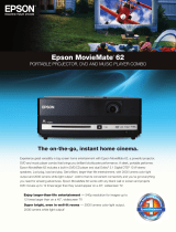 Epson MOVIEMATE 62 User manual